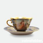 Royal Vienna Porcelain Bone China Cup and Saucer