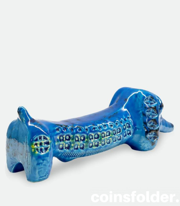 Rimini Blu Dog Ceramic Aldo Londi Bitossi