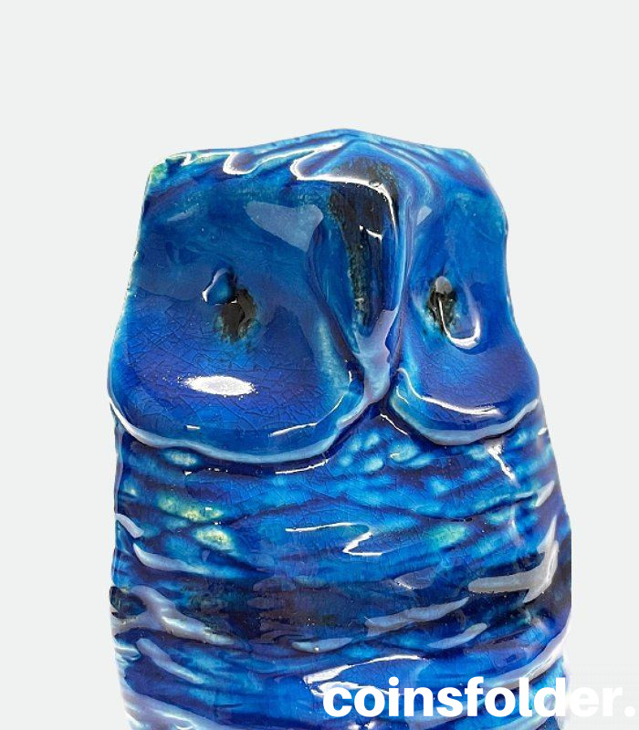 Aldo Londi Bitossi Italian Ceramic Owl Figurine