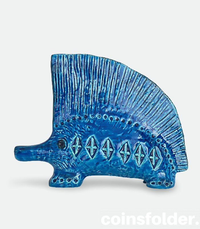 Aldo Londi Bitossi Italian Ceramic Hedgehog Figurine