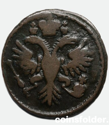 Denga 1731 Russina copper coin