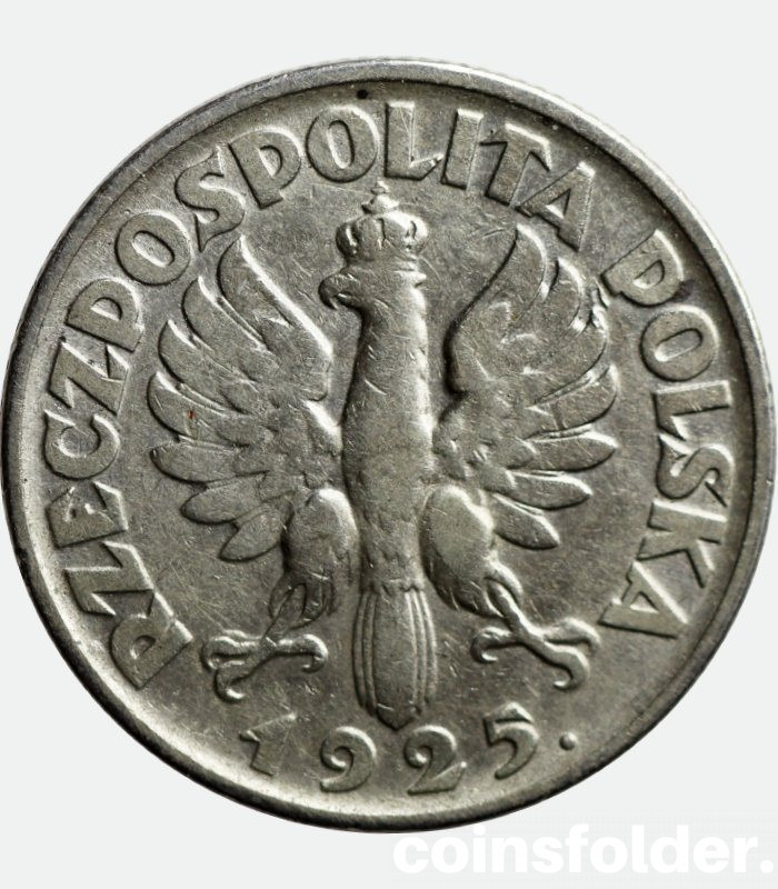 1 Zloty Poland silver coin 1925