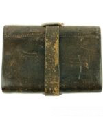 Antique Man's Money Leather Wallet Pocketbook Dated 1845