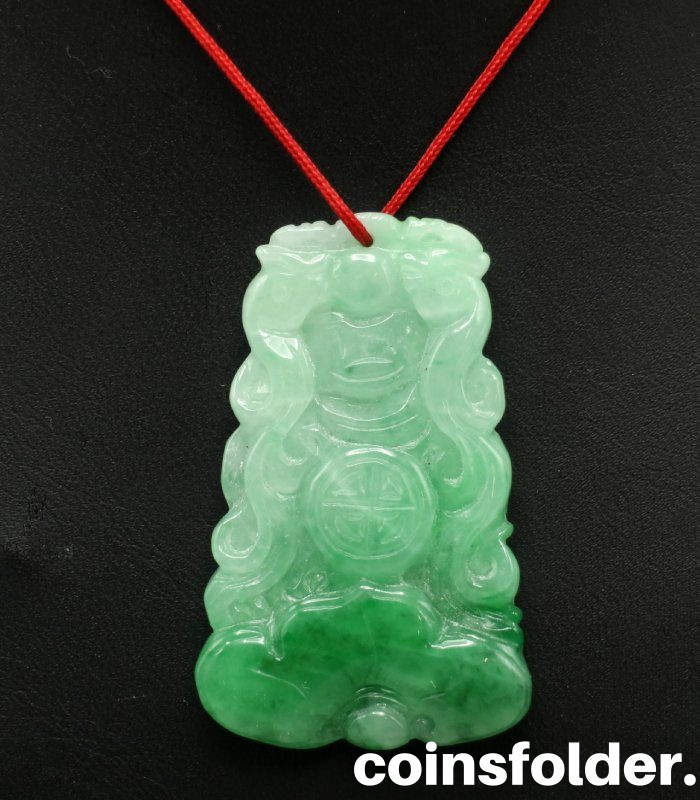 Green stone Jade pendant