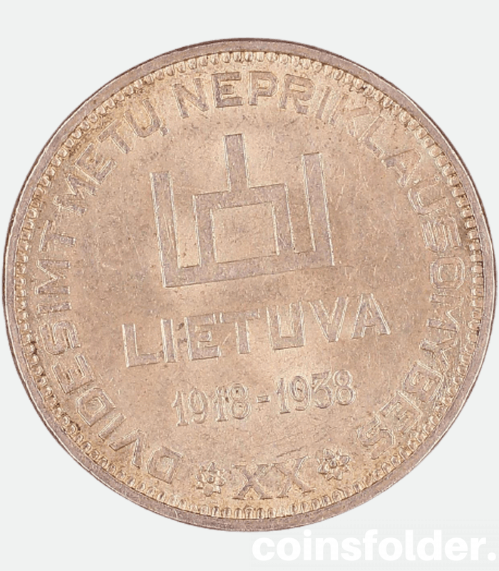 Lithuania 10 Litu 1938 UNC 2