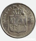 Poland silver coin R1 2 Zlote 1831 November Uprising