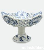 Vintage Fine China Blue Danube Bowl on Foot