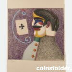Richard Lindner Ace Original 1975 Pencil Signed Lithograph Lithography 106/125