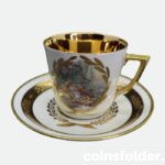 Royal Copenhagen Pocelain Cup with Saucer