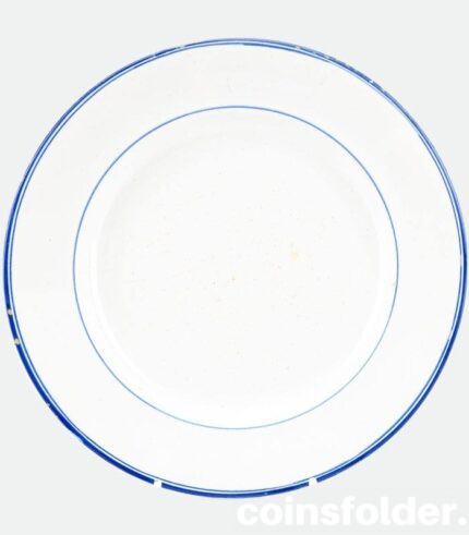 Russian Empire Kuznetsov Riga Faience Dinner Plate