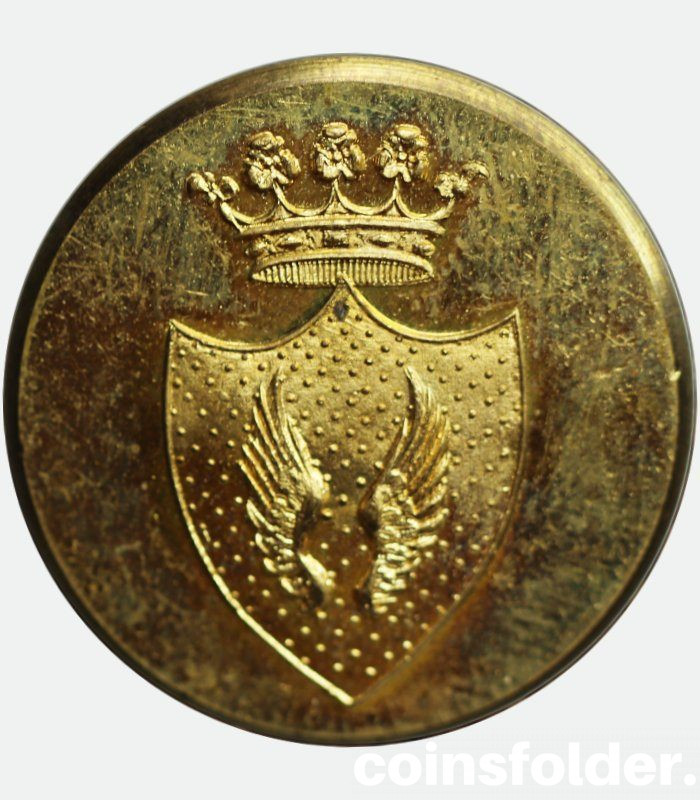 Livery Button with the family coat of arms of Brahe