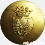 Livery Button with the family coat of arms of Brahe