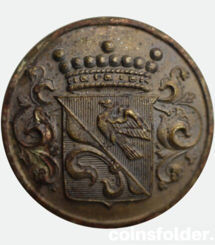 Livery Button with the family coat of arms of Lilliehöök