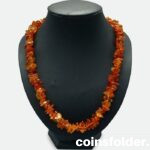 Vintage Baltic Amber Neckles made of Natural Nugget