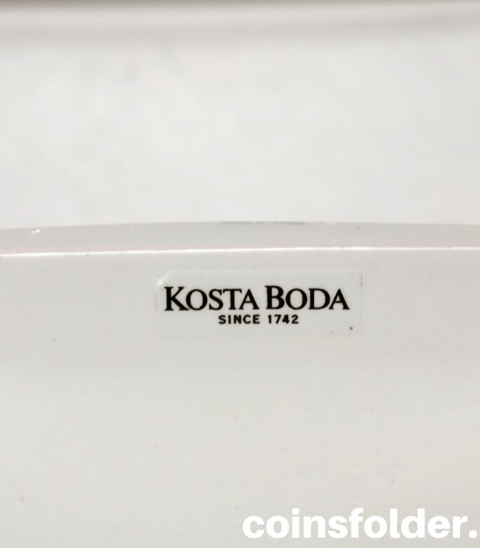 Kjell Engman May Series Kosta Boda Swedish Glass Vase Scandinavian Design