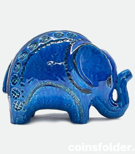 Aldo Londi Bitossi Rimini Blu Big Elephant