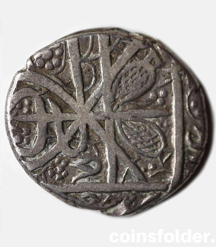 1857 (1273 AH) 1 Rupee Afganistan silver coin Dost Muhammad Kabul