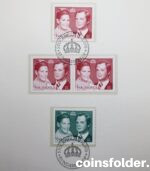 Royal Wedding FDC Sweden Carl XVI Gustaf & Silvia Sommerlath 19 June 1976 First Day Stamps