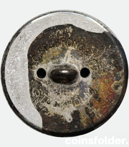 Livery Button with the Coat of Arms / Family Crest of Sack