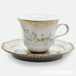 Vintage Svancholm 1530 Flora Alpina Porcelain Cup and Saucer