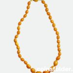 Vintage Baltic Amber Egg Yolk Necklace Beads