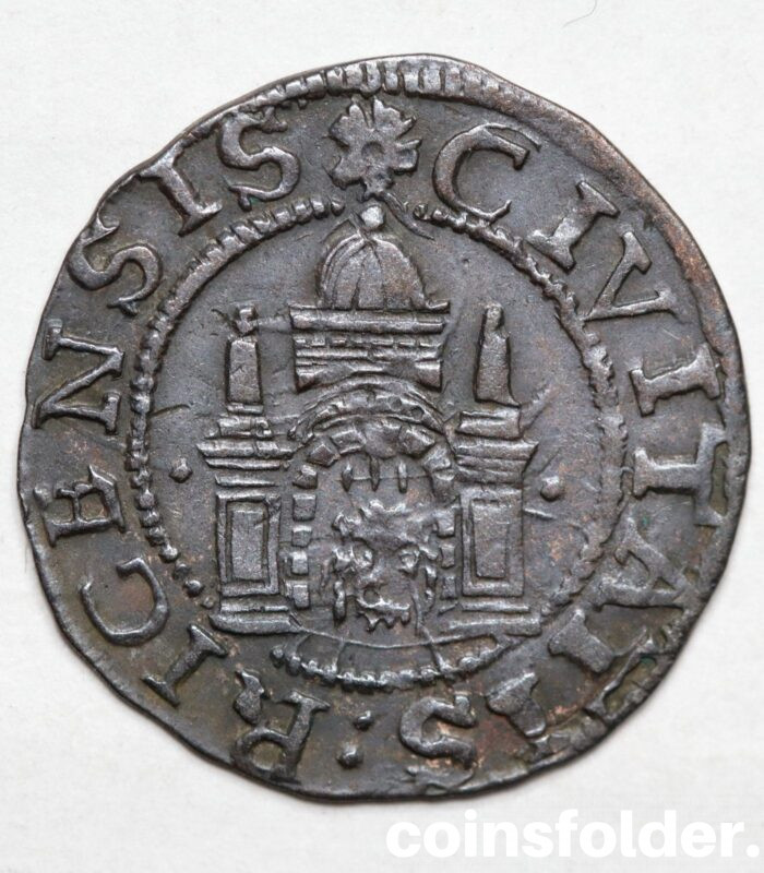 1570 1 Schilling, Free city of Riga, Livonia