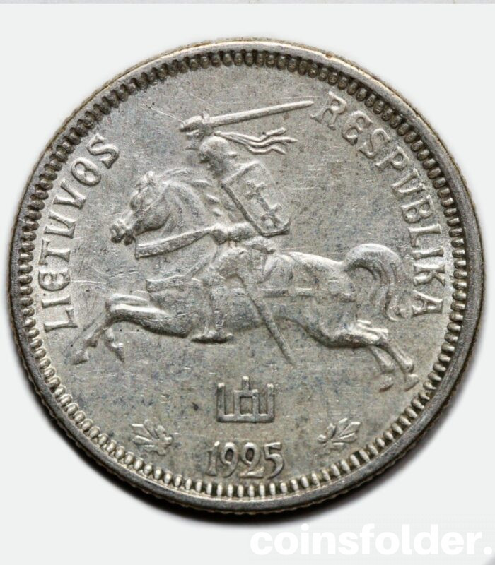 1 litas 1925, Lithuania