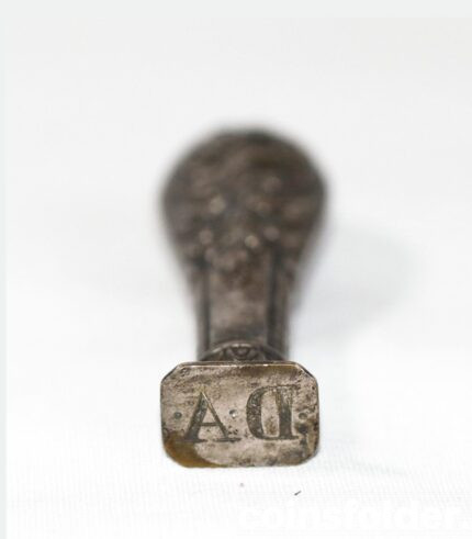 Antique Personal Wax Seal Stamp, Monogram D.A.