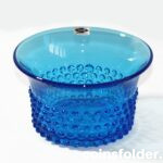 Blue Glass Bowl by Saara Hopea "Nyppylä" Finland
