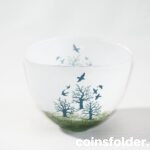 Kjell Engman Kosta Boda October Series Glass Bowl