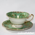 Königlich Tettau Porcelain Cup and Saucer 1930