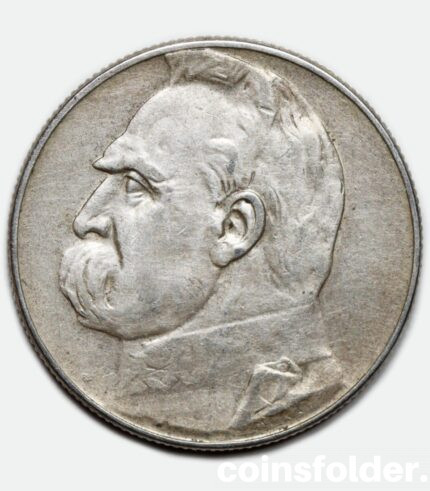 Poland - 5 Zlotych, 1935 Jozef Pilsudski