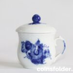 Royal Copenhagen Porcelain Creme Cup with Lid