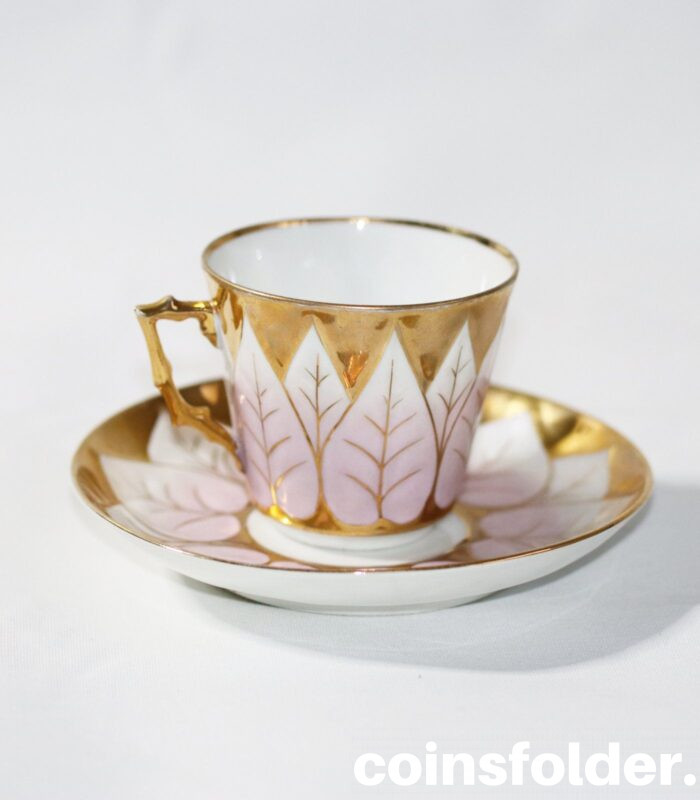 Vintage J.N.M. Porcelain Bone China Cup and Saucer