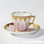 Vintage J.N.M. Porcelain Bone China Cup and Saucer