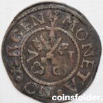 1571 1 Schilling, Free city of Riga, Livonia, Type 3