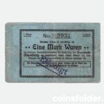 1914 1 Mark Waren Notgel, Mikultschütz (Zabrze)