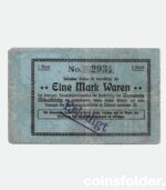 1914 1 Mark Waren Notgel, Mikultschütz (Zabrze)