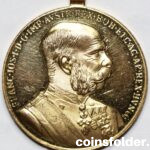 Austria Franz Joseph I the Jubilee medal "Signum Memoriae" gilted