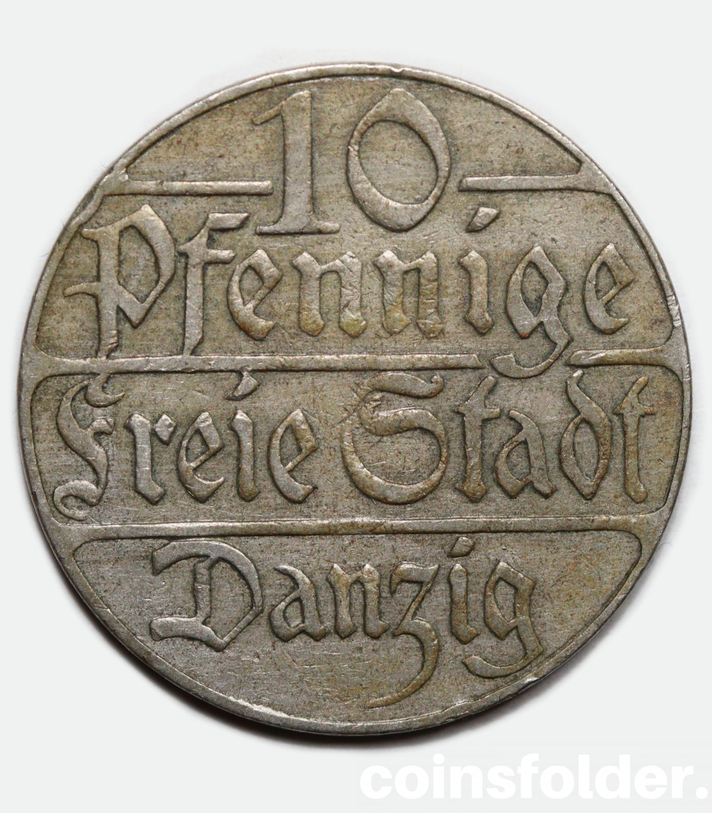 Free City of Danzig - 10 Pfennig, 1923