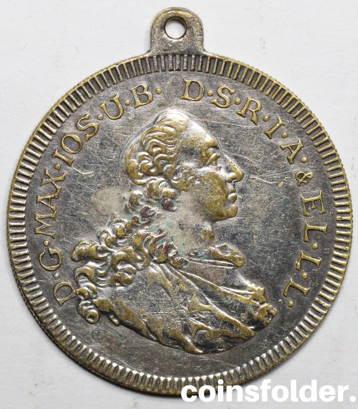 Germany State BAVARIA Medallion - Patrona Bavariae 1760