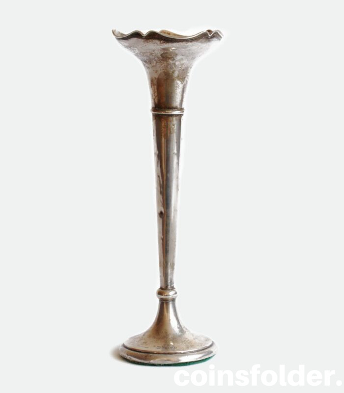 Antique 1911 Sterling Silver Vase Chester England