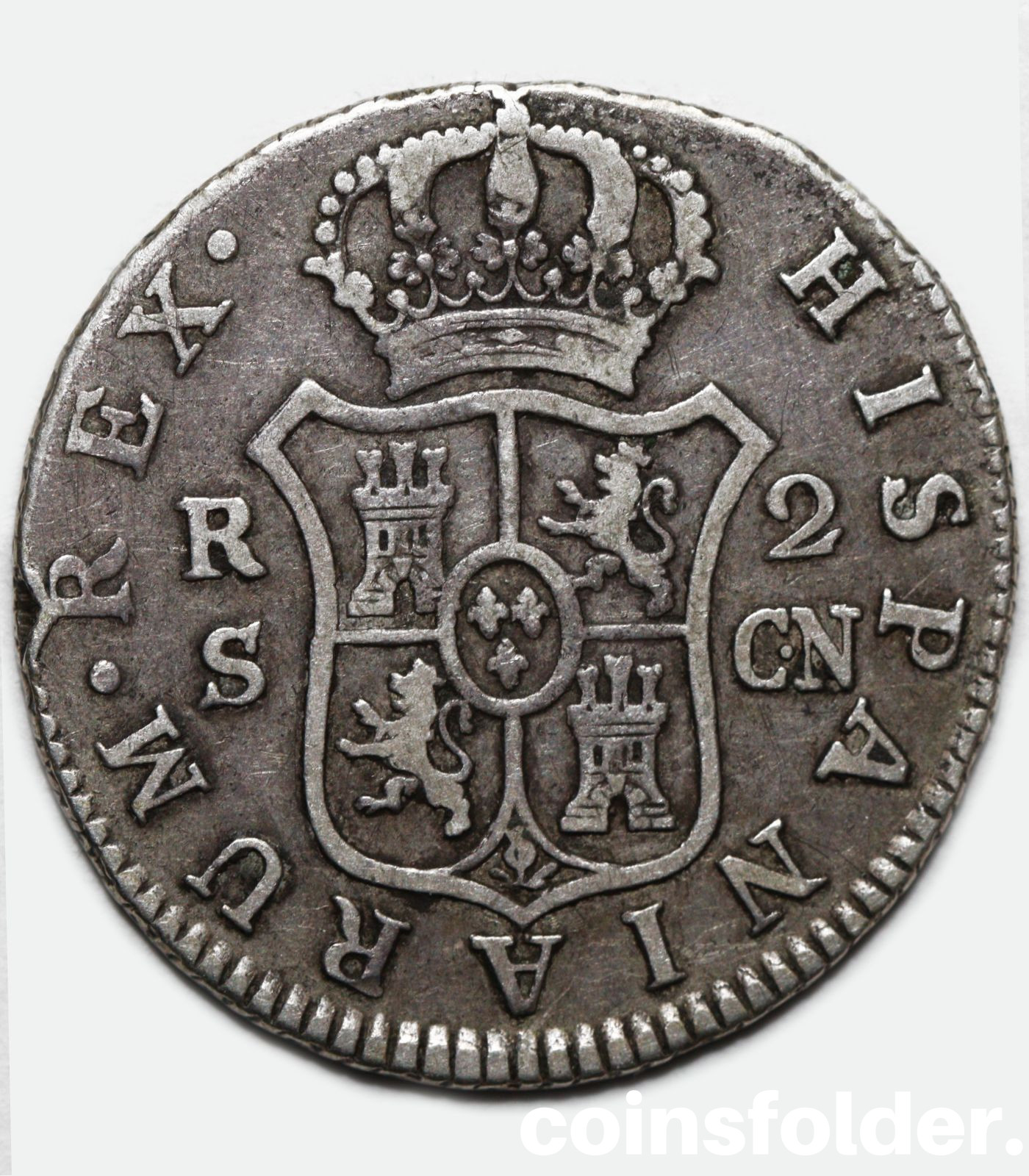 Spain 1798 2 Reales of Carlos IV