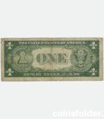 1935 E USA 1 Dollar Silver Certificate, Blue Seal