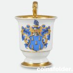 Antique Porcelain Armorial Cup