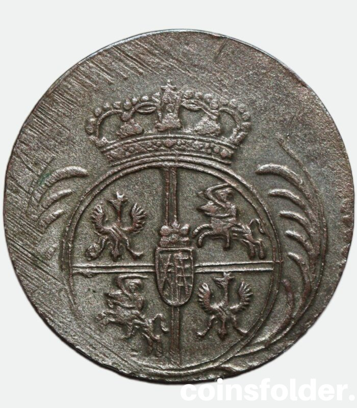 German States SAXONY - 1/24 Thaler, 1760 L