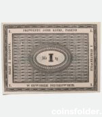Rare Bon 1 Zloty, Poland 1810-1820