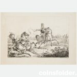 Carle Vernet "Hussar killing a Cuirassier" lithography