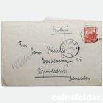 1926 Lithuania Utena 60 centai to Sweden, Letter Cover