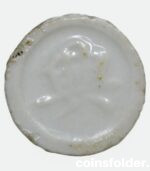 1760–1875 Siam/Thailand Porcelain Gambling Token